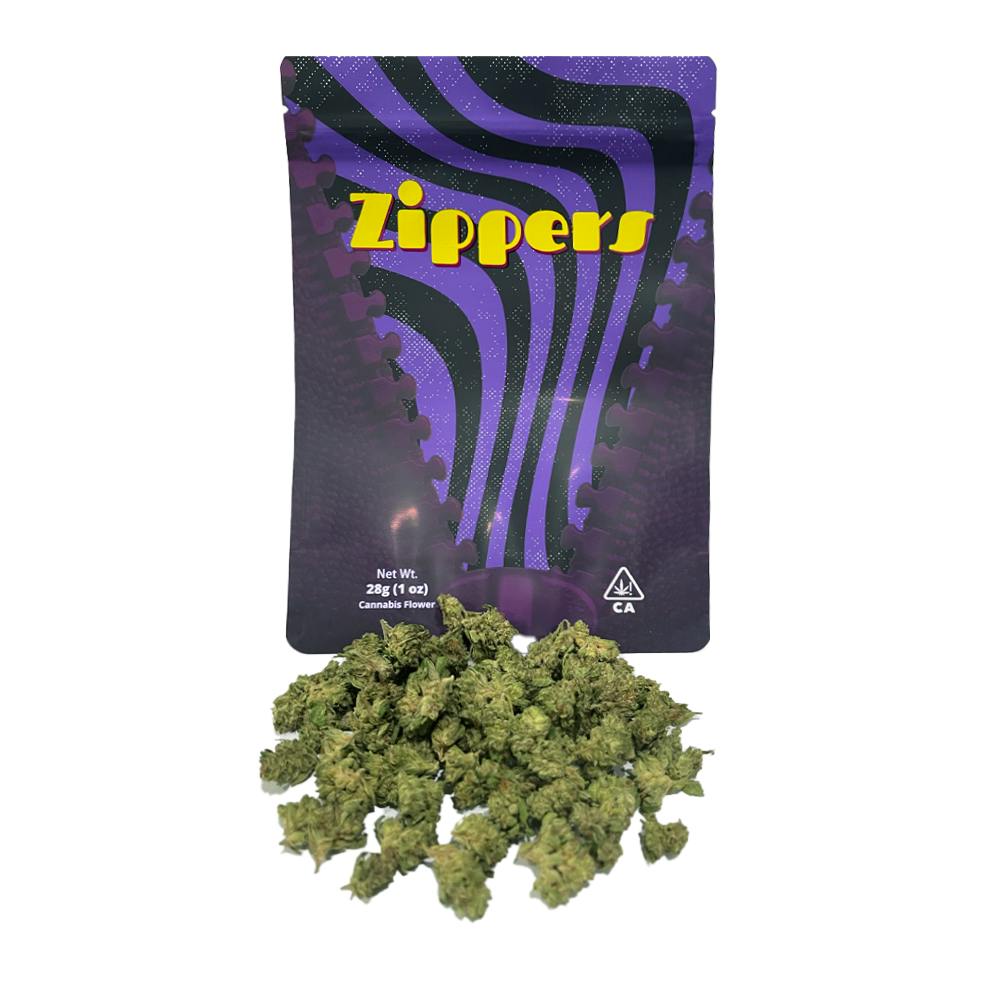 Zippers 28g Cannabis Bag with small buds